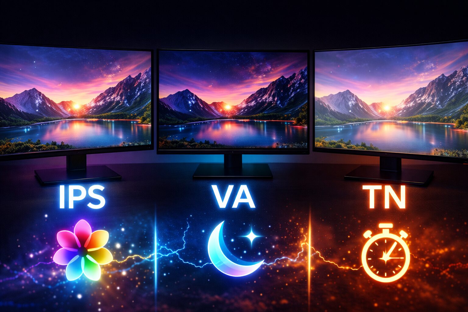 IPS　VA　TNパネルの違い