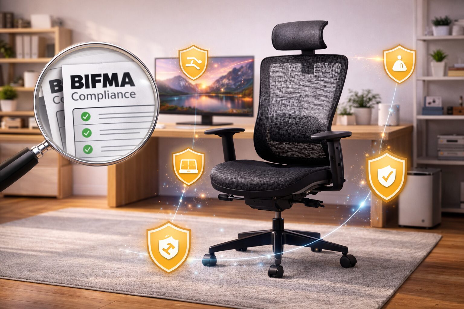 オフィスチェア　BIFMA