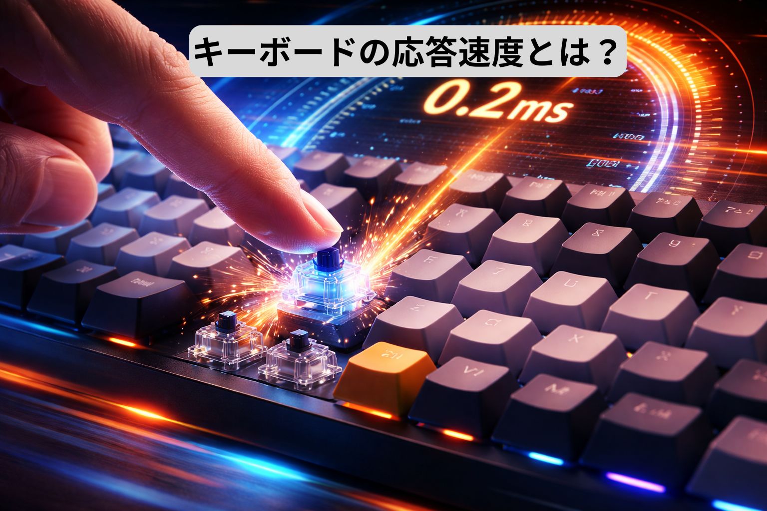 キーボード　応答速度