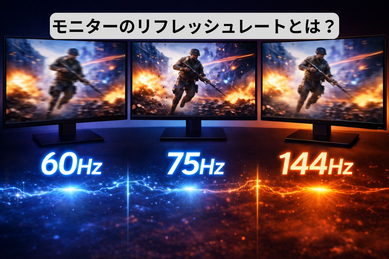 モニター　リフレッシュレート