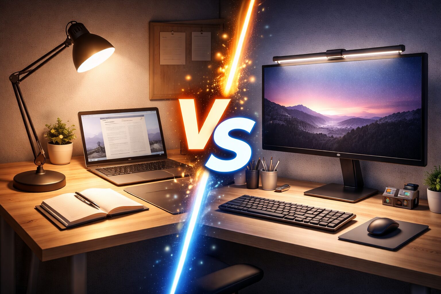 デスクライト　モニターライト