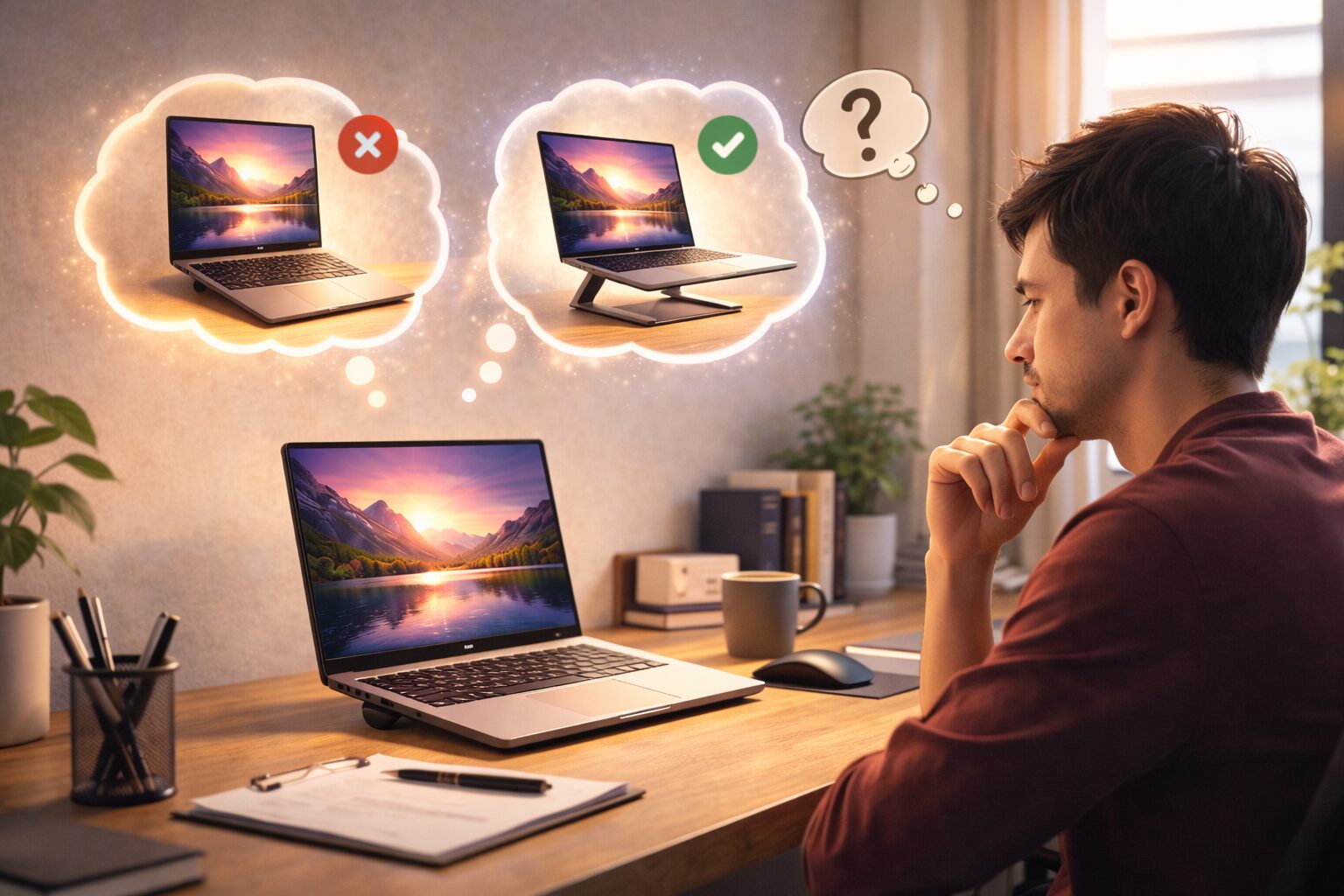 ノートパソコンスタンド　必要