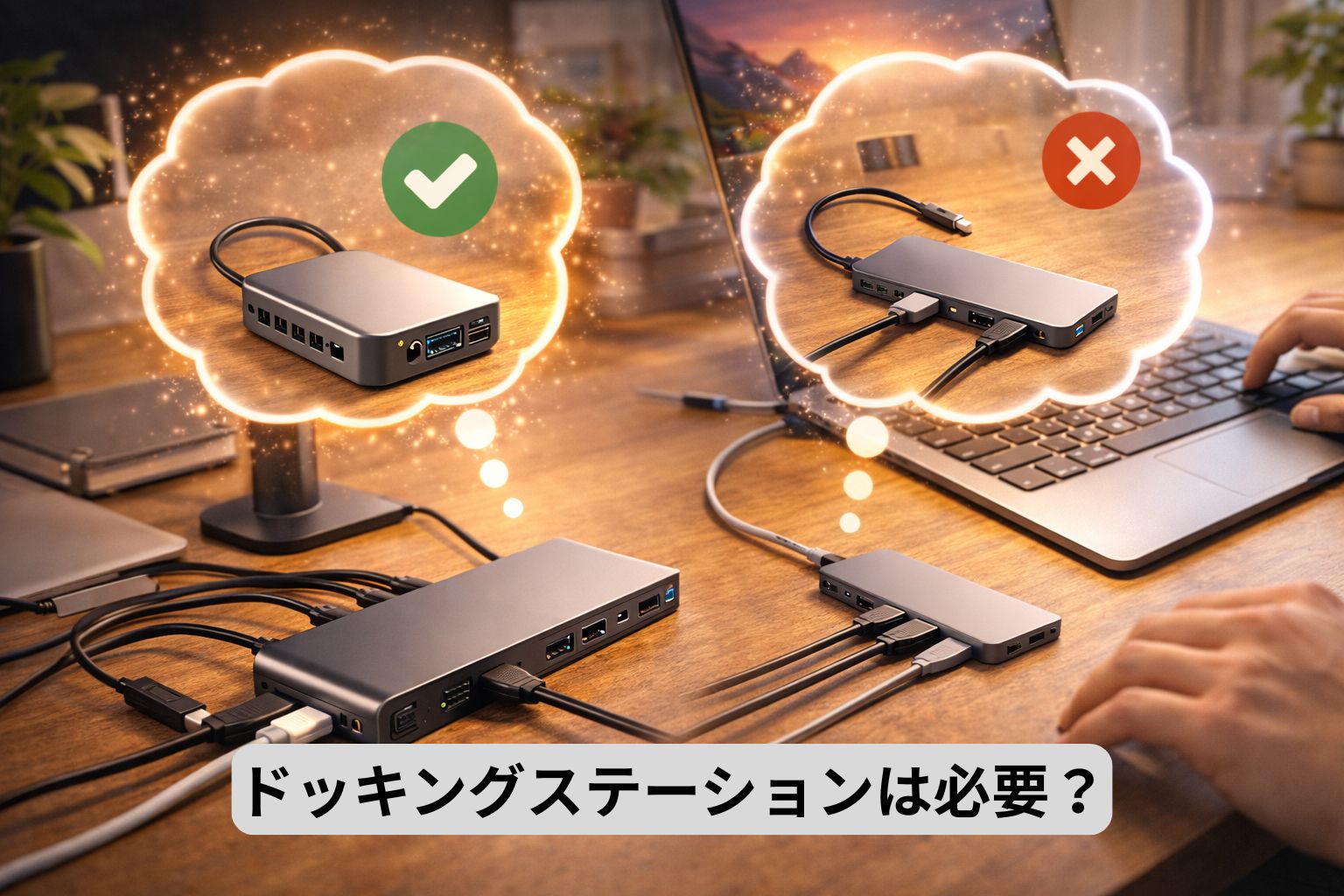 ドッキングステーション　必要