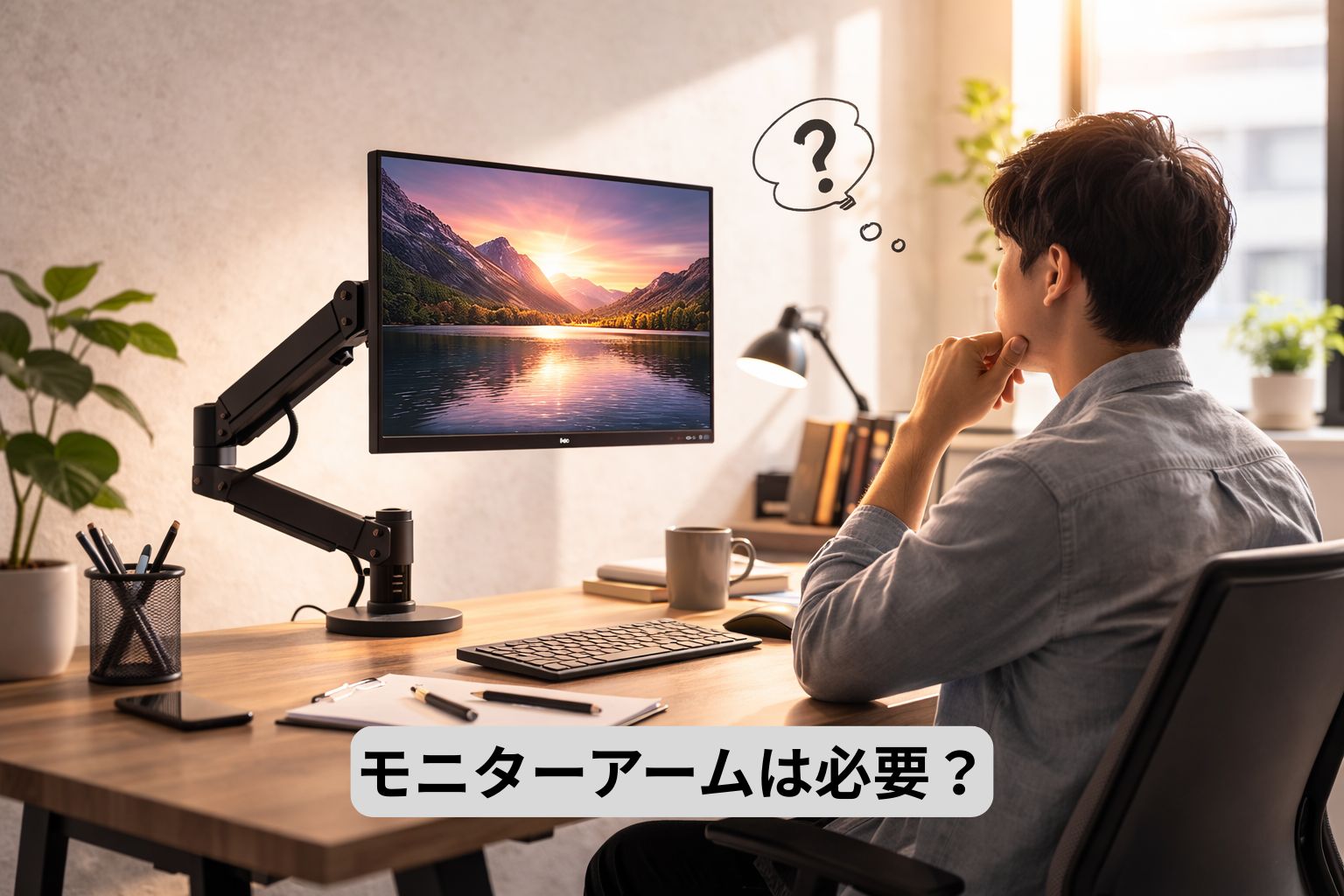 モニターアーム　必要？